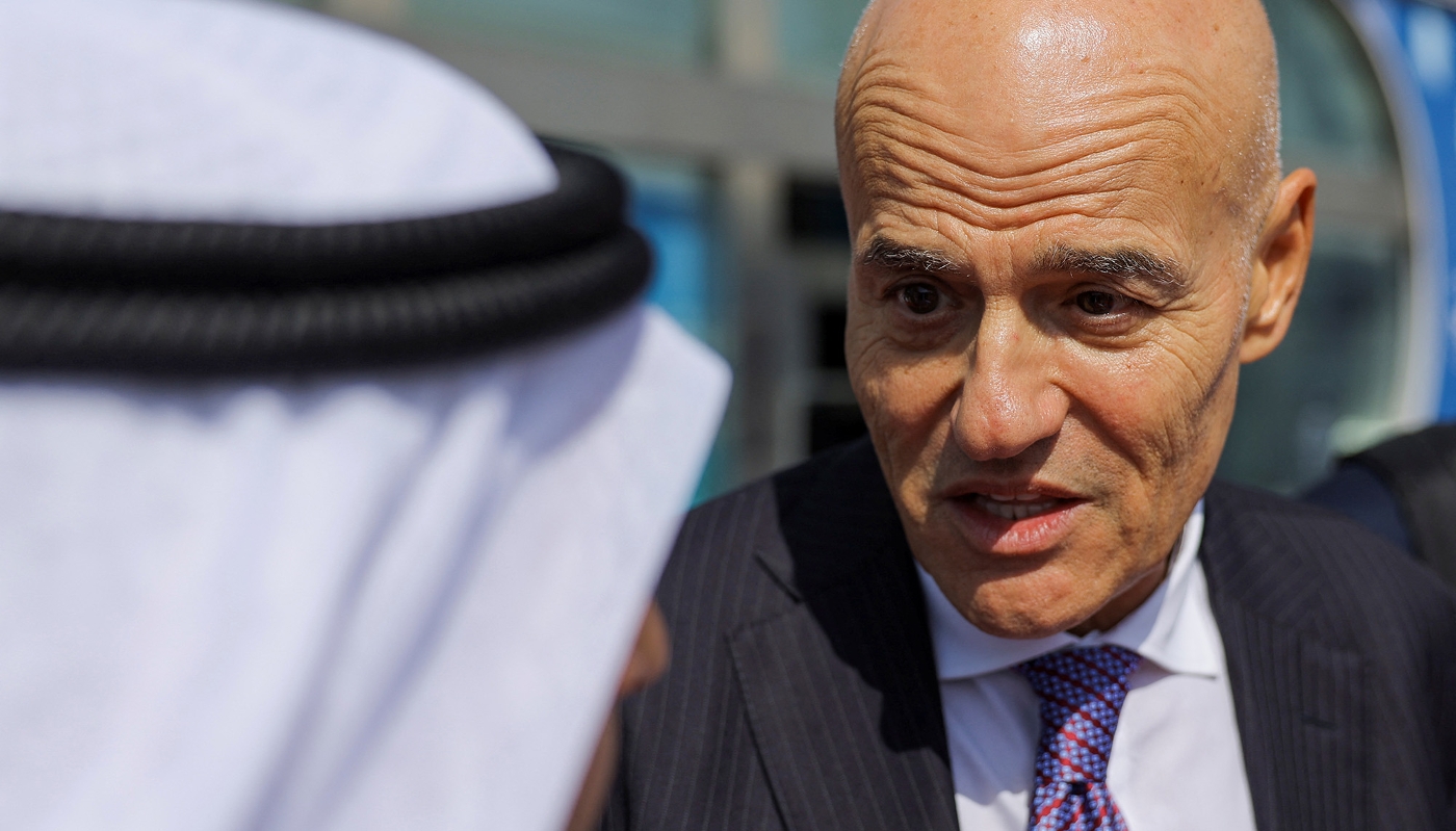Claudio Descalzi, CEO of ENI, in October 2023.