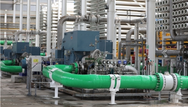 Seawater desalination plant in Agadir, Morocco on 10 July, 2024.