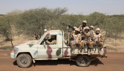 Operation Barkhane soldiers in Burkina Faso.