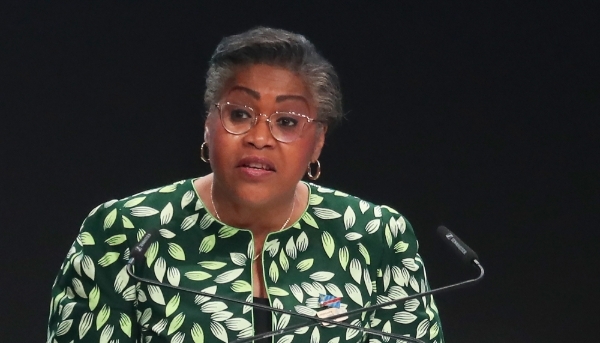 Congolese prime minister Judith Simunwa Tuluka on 13 November 2024 in Baku (Azerbaijan).