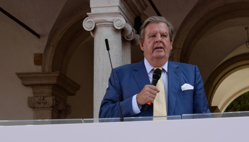 South African billionaire Johann Rupert.