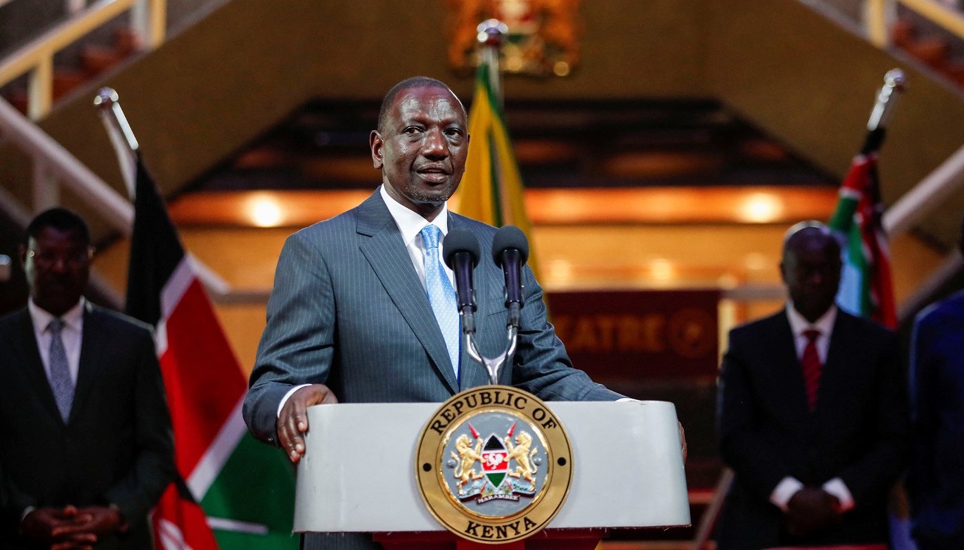 William Ruto in Nairobi in July 2024.