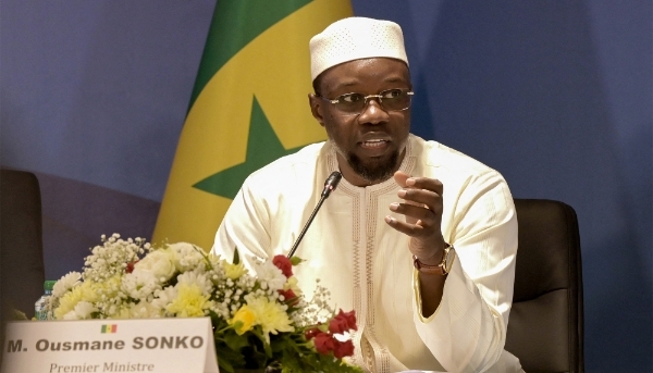 Senegal's Prime Minister Ousmane Sonko in Dakar, on 26 September 2024.