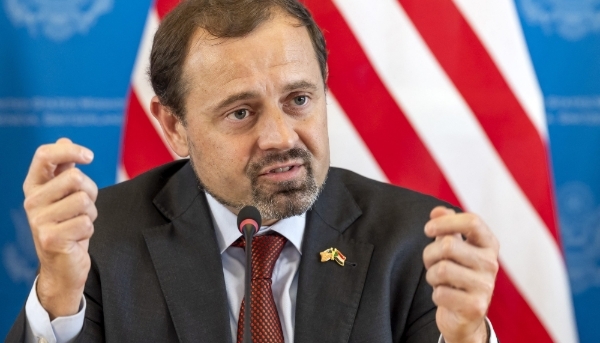 US Special Envoy for Sudan Tom Perriello, in Geneva, Switzerland, 23 August 2024.