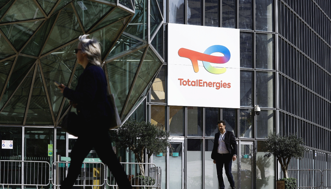 TotalEnergies' HQ in Paris's La Defense business district, in 2022.
