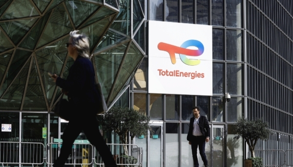 TotalEnergies' HQ in Paris's La Defense business district, in 2022.