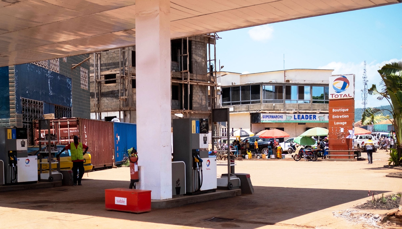 Tamoil CAR, formerly known as Total Centrafrique, is on the brink of collapse. Bangui, April 2023.