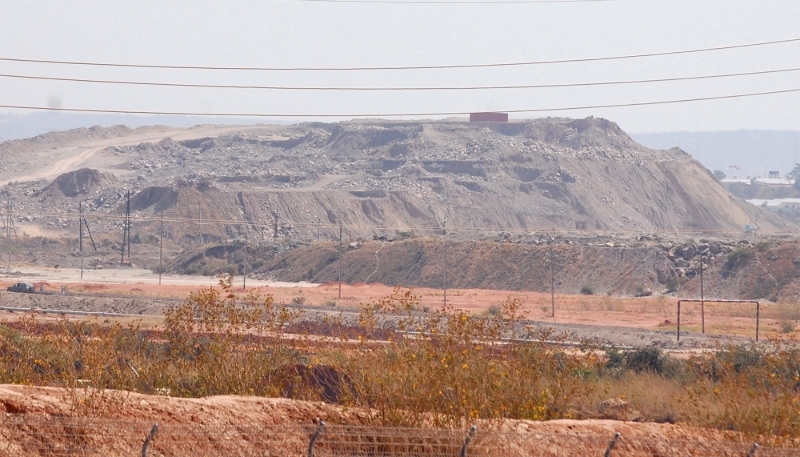 A copper and cobalt mine run by Sicomines in Kolwezi, DRC, in May 2015. 