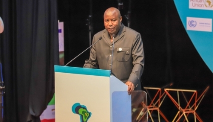 President of Burundi Evariste Ndayishimiye in Nairobi, Kenya on 5 September 2023.