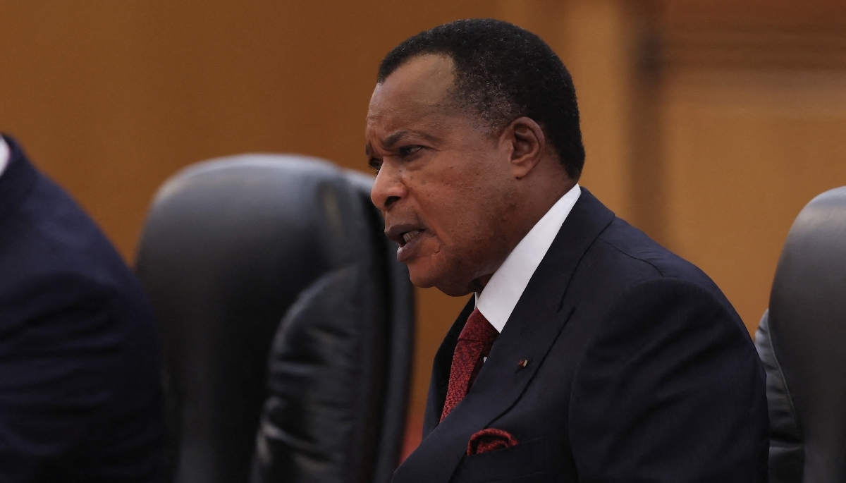 President of the Republic of Congo Denis Sassou-Nguesso in Beijing, on 4 September 2025.