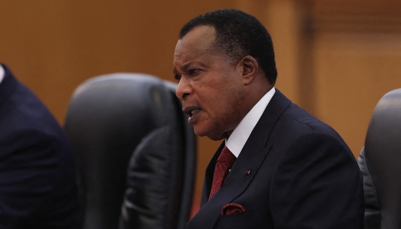 President of the Republic of Congo Denis Sassou-Nguesso in Beijing, on 4 September 2025.
