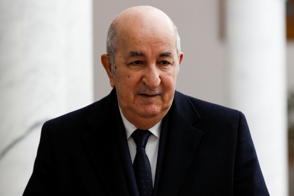 Algerian President Abdelmadjid Tebboune.