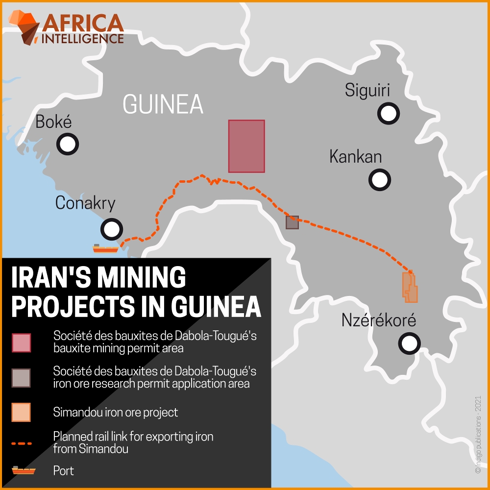 Iran's mining projects in Guinea