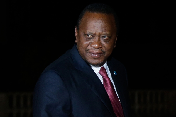 Kenyan President Uhuru Kenyatta.