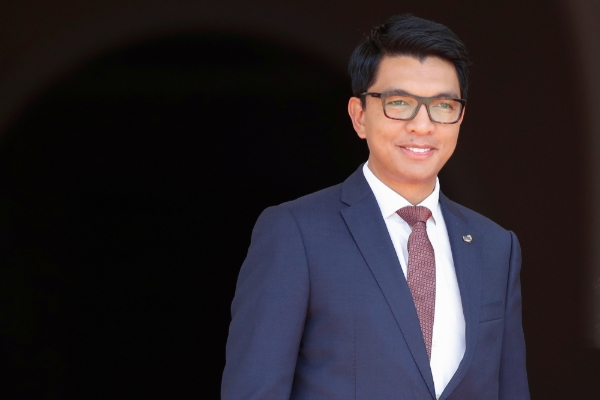 Madagascan President Andry Rajoelina.