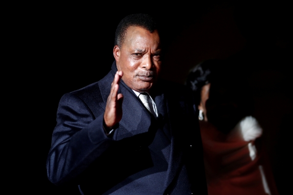 Congolese President Denis Sassou Nguesso.