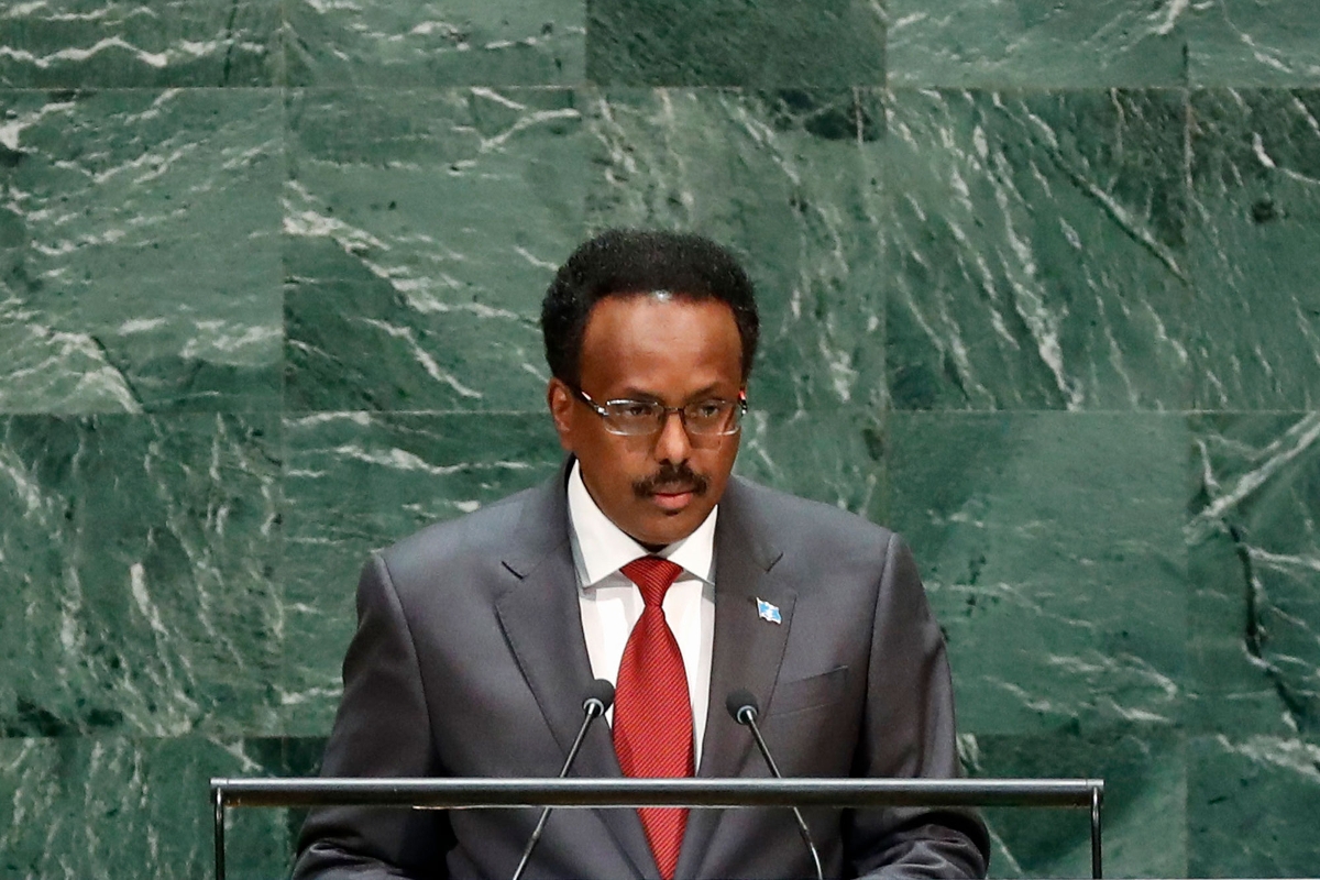 Somali President Mohamed Abdullahi Farmajo.