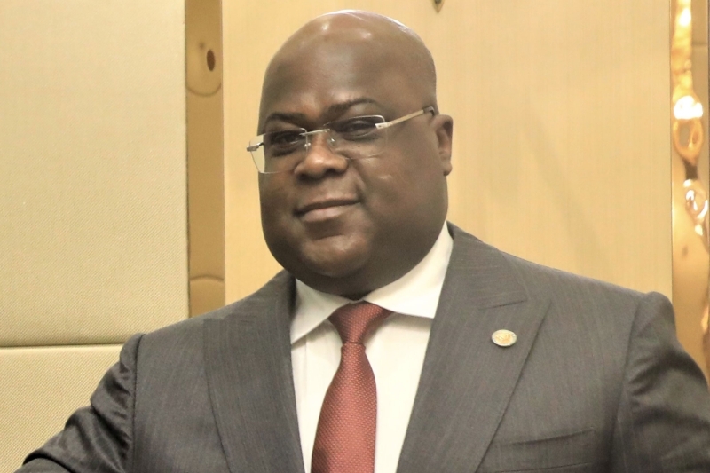 DRC President Félix Tshisekedi.