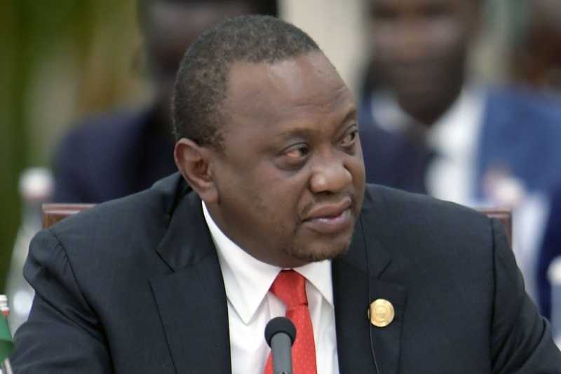 Kenyan President Uhuru Kenyatta.