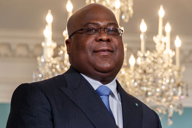 DRC President Félix Tshisekedi.