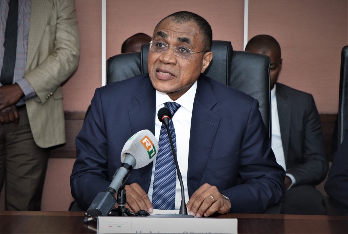 Ivorian Ministry of Economy and Finance Adama Coulibaly.