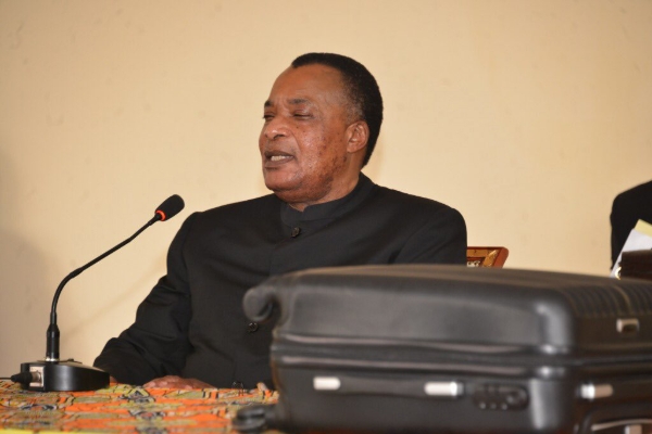 President of Congo Denis Sassou Nguesso.