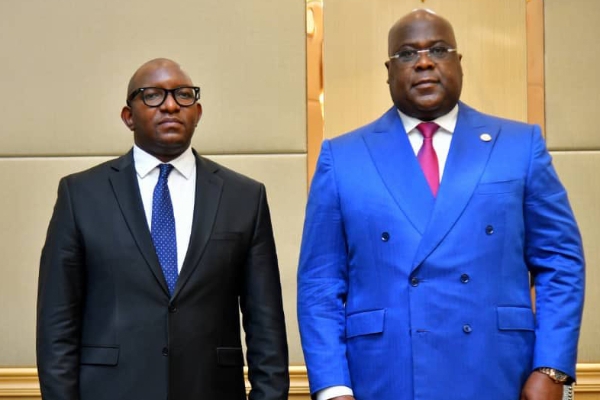 Prime Minister Sama Lukonde Kyenge and President Felix Tshisekedi.