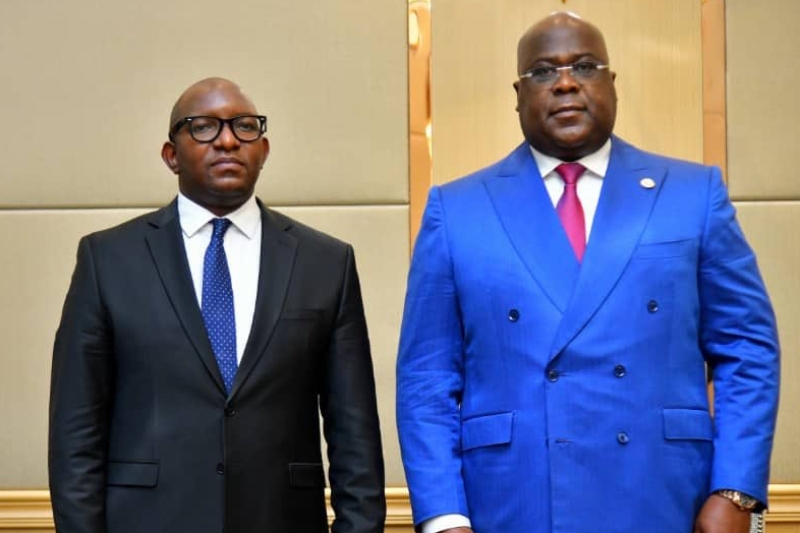 Prime Minister Sama Lukonde Kyenge and President Felix Tshisekedi.