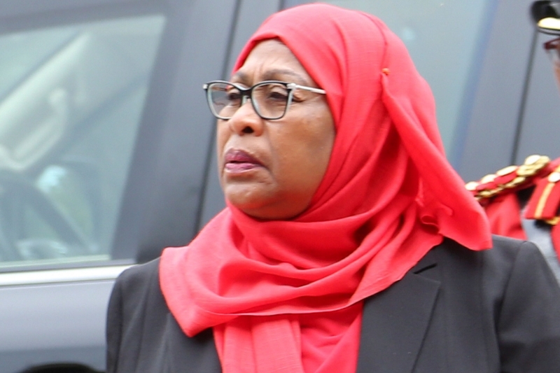 New Tanzanian President Samia Suluhu Hassan.