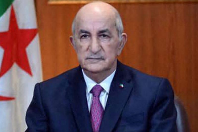 Algerian President Abdelmadjid Tebboune.