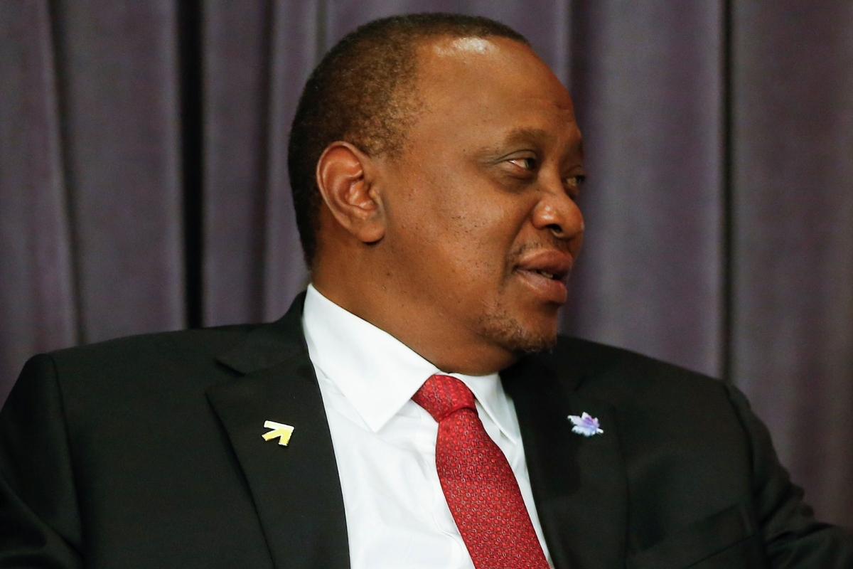 Kenya's President Uhuru Kenyatta.