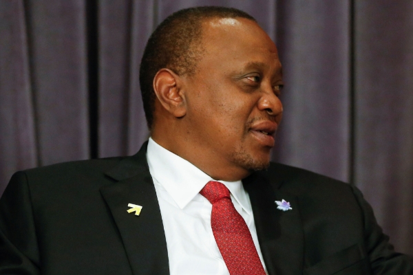 Kenya's President Uhuru Kenyatta.