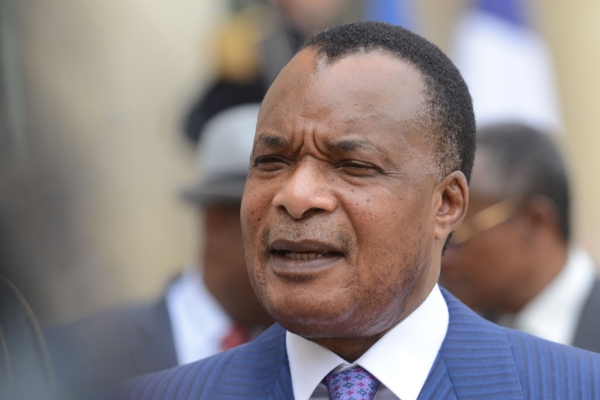 Congolese president Denis Sassou Nguesso.