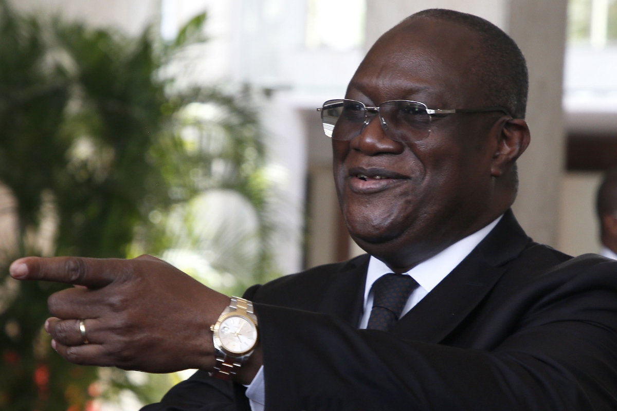 The new Ivorian Defense Minister Tene Birahima Ouattara.