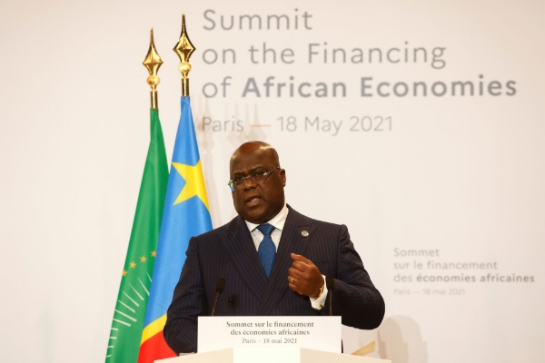 President Félix Tshisekedi visited Paris on 17 May 2021.