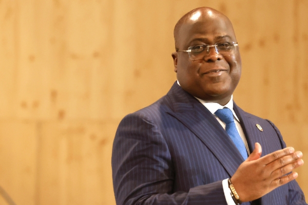 DRC President Félix Tshisekedi.