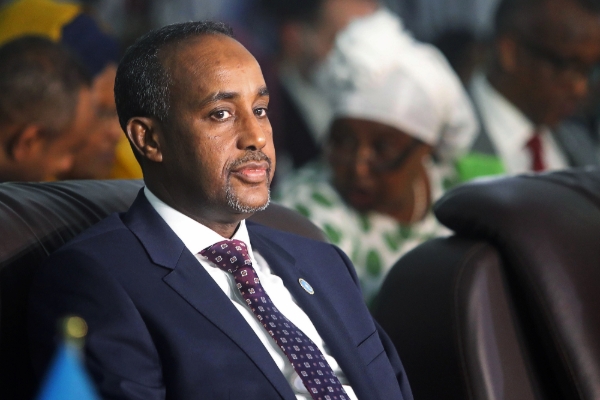 Somali Prime Minister Mohamed Hussein Roble.