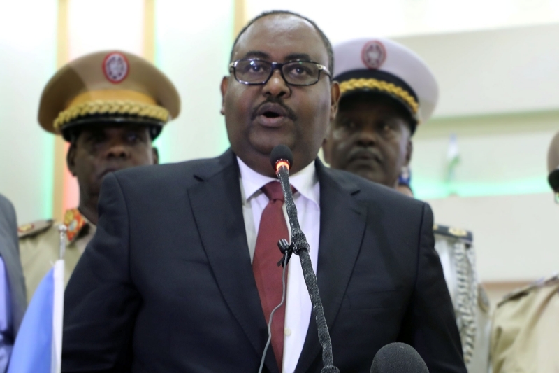 The president of the federal state of Puntland, Said Abdullahi Deni.