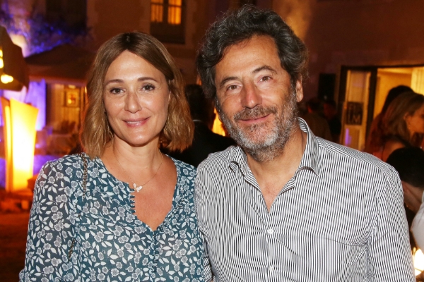 Daniela Lumbroso and her companion Eric Ghebali.