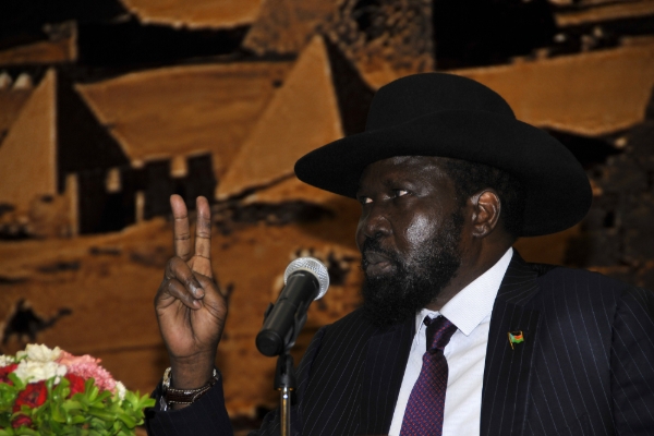 South Sudanese President Salva Kiir.