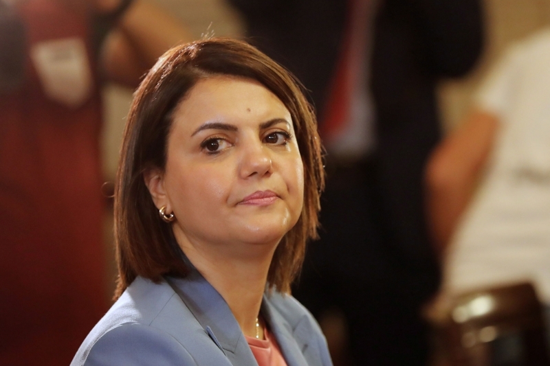 Libyan foreign minister Najla Al Mangoush.