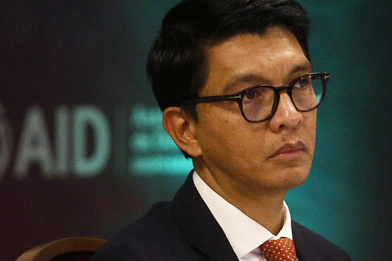 Madagascan President Andry Rajoelina.