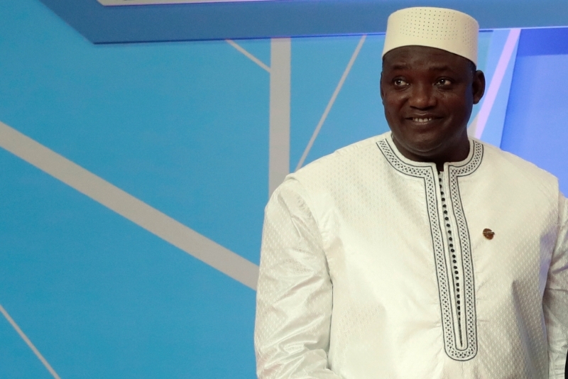 Gambian President Adama Barrow.