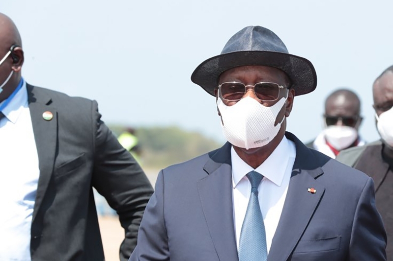 Ivory Coast president Alassane Ouattara.