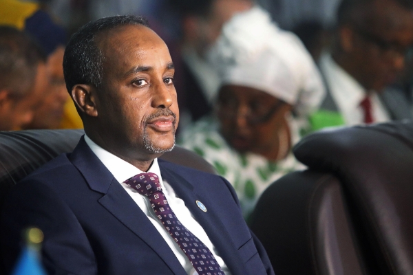 Somalia's Prime Minister Mohamed Hussein Roble.