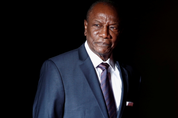 Guinean President Alpha Condé.