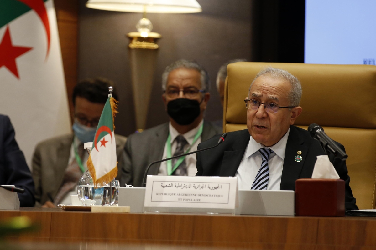 Algerian Foreign Minister Ramtane Lamamra.