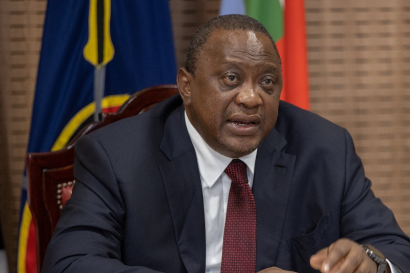 Kenyan President Uhuru Kenyatta.