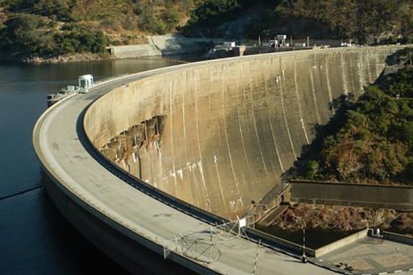 The Kariba Dam.