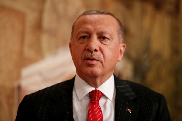 Turkish president Recep Tayyip Erdogan.